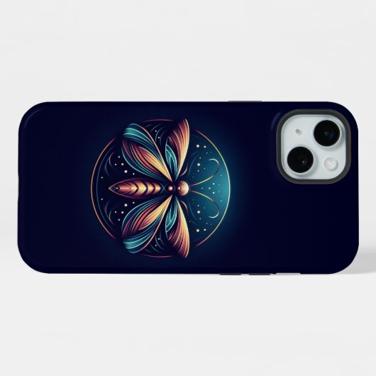 Leuke Firefly Lightning Bug Logo iPhone Hoesje (Achterkant horizontaal)