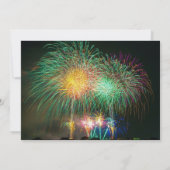 Leuke Fireworks Party uitnodiging (Achterkant)