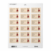 Leuke Flamenco Dancer (gepersonaliseerd) Etiket (Full Sheet)