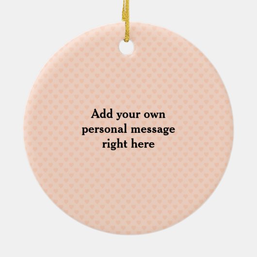 Leuke Flamenco Dancer (gepersonaliseerd) Keramisch Ornament (Achterkant)