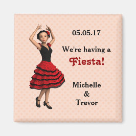 Leuke Flamenco Dancer (gepersonaliseerd) Magneet