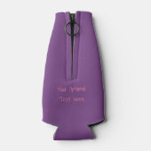 Leuke Flamingo custom monogram fleskoeler Flesjeskoeler (Achterkant)