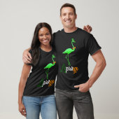 Leuke Flamingo Lepringo Pet Dragen St Patricks Da T-shirt (Unisex)