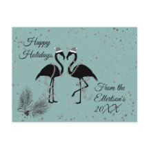 Leuke Flamingo's Kerst Glitterij Sterren