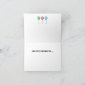 Leuke Flamingo's Vouwbare Wenskaart Kaart (Binnen)