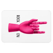 Leuke flexibele fotomagneet. Rock On! Magneet (Horizontaal)