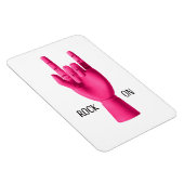 Leuke flexibele fotomagneet. Rock On! Magneet (Rechterzijde)