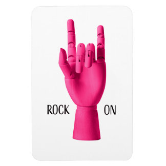 Leuke flexibele fotomagneet. Rock On! Magneet