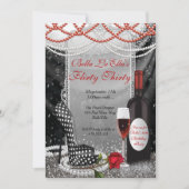 Leuke Flirty verjaardagsfeestje uitnodigingen (Voorkant)