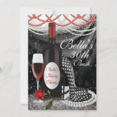 Leuke Flirty verjaardagsfeestje uitnodigingen (Achterkant)