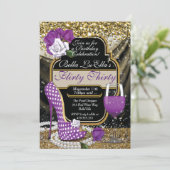 Leuke Flirty verjaardagsfeestje uitnodigingen (Staand voorkant)