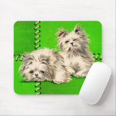Leuke floofy honden muismat (Met muis)