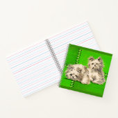 Leuke floofy honden notitieboek (Binnen)