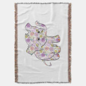 Leuke Floral Baby olifant Deken (Voorkant Verticaal)