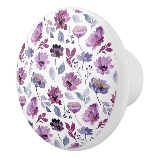 Leuke Floral Botanische Waterverf Keramische Knop (Rechts)