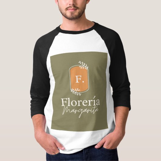 Leuke floreria ontwerp t-shirt (Voorkant)