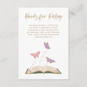 Leuke Flutterende Vlinders Boeken voor Baby Informatiekaartje (Voorkant)