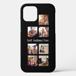 Leuke foto beste echtgenoot collage gepersonalisee iPhone 12 hoesje