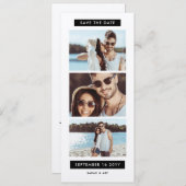 Leuke Foto Booth Bladwijzer Thema Bruiloft Save The Date (Voorkant / Achterkant)