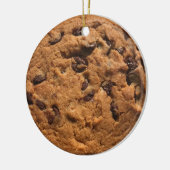 Leuke foto Chocolade chip cookie Keramisch Ornament (Links)