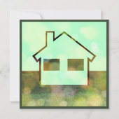 Leuke foto en vogels We hebben verhuisd naar huis  (Achterkant)