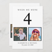 Leuke foto Trouwtafel Nummer Kaart (Voorkant / Achterkant)