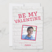 leuke foto Valentijnsdag op school Feestdagenkaart (Voorkant)