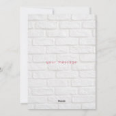 leuke foto Valentijnsdag op school Feestdagenkaart (Achterkant)