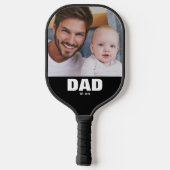 Leuke foto van papa gemaakt pickleball paddle (Achterkant)
