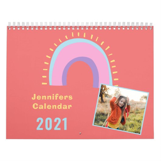 leuke foto van pastelmeisjes op maat kalender (Hoes)