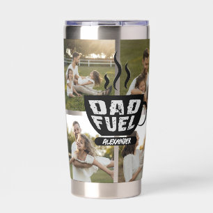 Leuke fotocadeau voor papa brandstof voor oudersch geïsoleerde drinkbeker