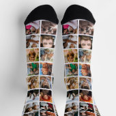 Leuke fotocollage nieuwigheid sokken (Top)