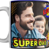 Leuke fotofilter effect strip papa cadeau naam koffiemok