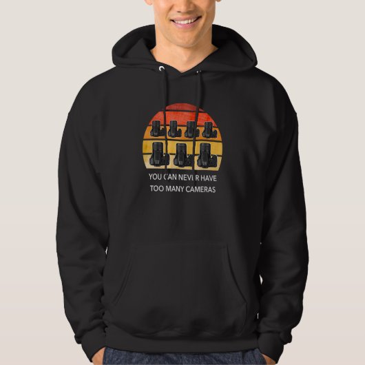 Leuke Fotograaf Fotocamera Camera Ph Hoodie (Voorkant)