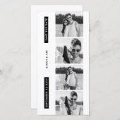 Leuke fotohokje bladwijzer thema save the date  (Voorkant / Achterkant)