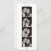 Leuke fotohokje trouw-QR-code moderne hoge Save The Date (Voorkant)