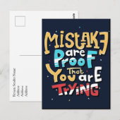 Leuke fouten | Stimulering Briefkaart (Voorkant / Achterkant)