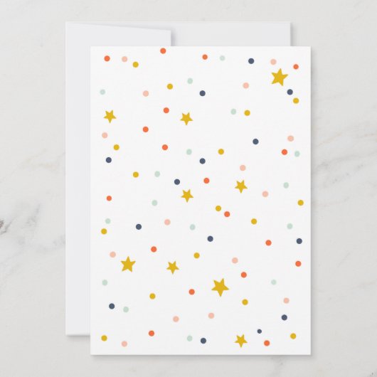 Leuke Fox Moderne Kinderen Verjaardag uitnodiging (Achterkant)