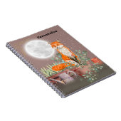 Leuke Fox Moon Eucalyptus Journal Notitieboek (Rechterzijde)