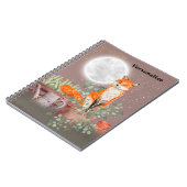 Leuke Fox Moon Eucalyptus Journal Notitieboek (Linkerzijde)