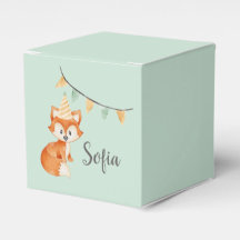 Leuke Fox Woodland Party Pet Happy Birthday Mint