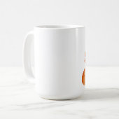 Leuke Fox Woodland Party Pet roze Koffiemok (Voorkant links)