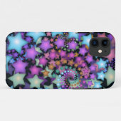 Leuke Fractale Kunst Kleurrijke Sterren Case-Mate iPhone Case (Achterkant (horizontaal))