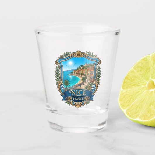 Leuke Frankrijk Shot Glas (Voorkant)