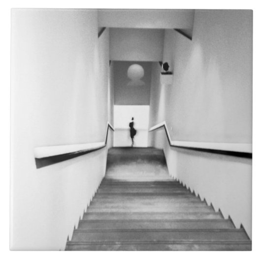 Leuke Frankrijk, Trap Museum of Modern Art Tegeltje (Voorkant)