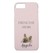 Leuke Franse bulldog franse moeder gepersonaliseer Case-Mate iPhone Case (Achterkant)