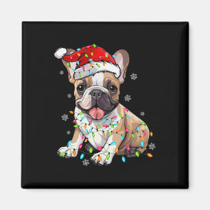 Leuke Franse Bulldog Hondenboom Kerstverlichting K Magneet