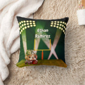 Leuke Franse bulldog quarterback stadion cartoon Kussen (Deken)