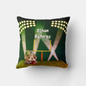 Leuke Franse bulldog quarterback stadion cartoon Kussen (Achterkant)