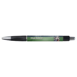 Leuke Franse bulldog quarterback stadion cartoon Pen